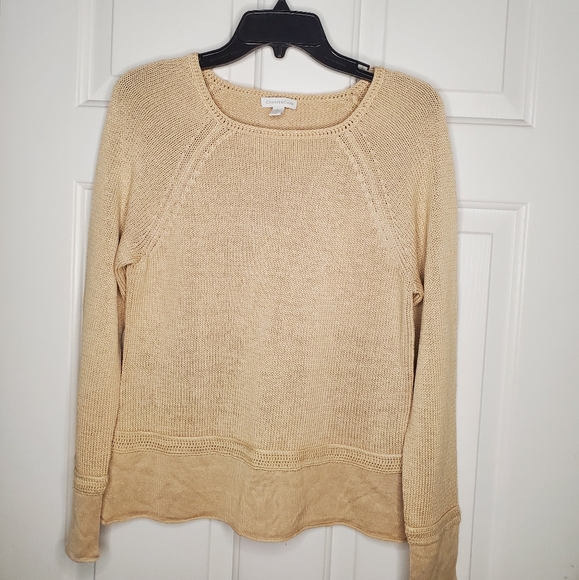 Charter Club Tussah Silk Shirt Size Medium - Picture 1 of 5